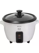 Оризоварка ECG RZ 060, 300W, 0.6L, Бял - Код G5129