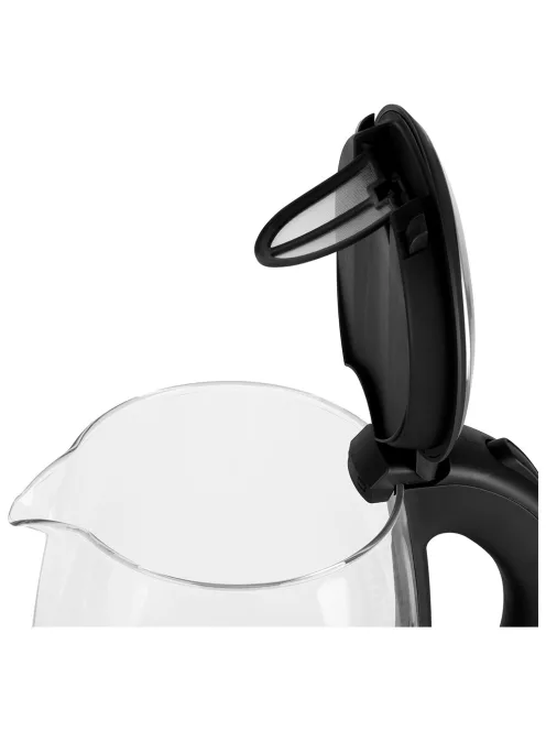 Кана за вода ECG RK 2080 Glass, 1850-2200 W, 2.0L, Черен - Код G5414