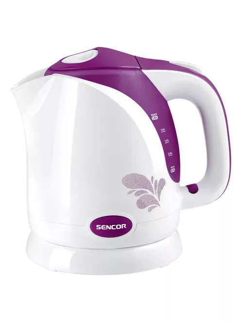 Електрическа кана SENCOR SWK 1505VT, 1,5л., 2000 W, Бял/Лилав - Код G5456