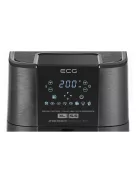 Фритюрник с горещ въздух ECG AF 5500 Crunchy, 5,5 л, 8 програми, 1350 W, Черен - Код G5537