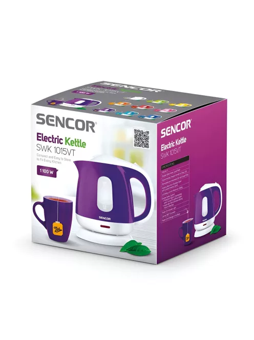 Електрическа кана Sencor SWK 1015VT, 1L, 900 - 1100W