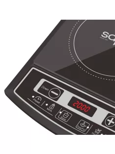   Индукционен котлон SAPIR SP 1445 LG, 2000W, LED екран, 4 функции, 8 степени, Черен - Код G8087