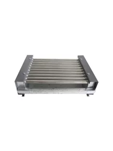   Електрическа скара RUBINO ЕС 1.6, 1600W, 12 ребра, Без капак, Инокс - Код G8229