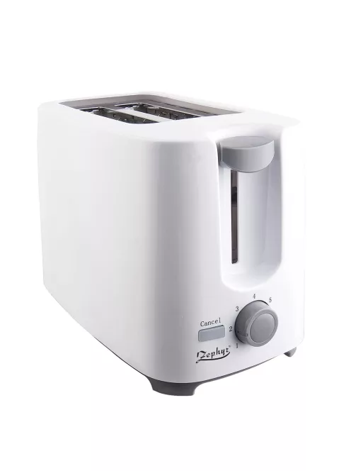 Тостер ZEPHYR ZP 1440 W, 700W, 2 филийки, 7 степени, Тавичка за трохи, Бял - Код G8259