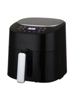   Фритюрник с горещ въздух Rosberg Premium RP51980O, 40-220 C, 1300W, 4.2 литра, Сушене на плодове, Дигитален, 8 програми, Черен - Код G8607