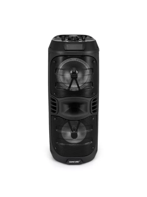 Активна тонколона Rancore RS661, 16W, 65dB, Дистанционно управление, USB кабел, Mикрофон с кабел, Черен - Код G8738