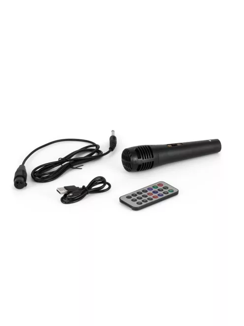 Активна тонколона Rancore RS661, 16W, 65dB, Дистанционно управление, USB кабел, Mикрофон с кабел, Черен - Код G8738