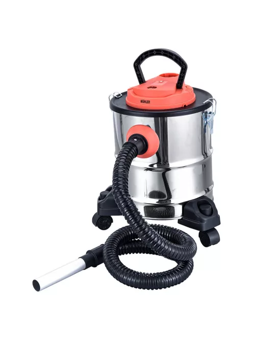 Прахосмукачка за едри отпадъци Muhler MV-1580SR, 15 L, 800W, На колела, Сив/Черен - Код G8791