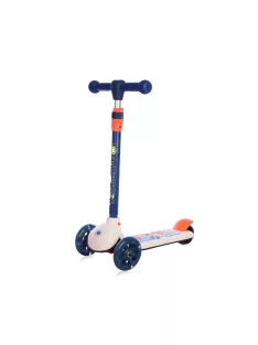   Тротинетка LORELLI TAMTAM CRAZY NAVY BLUE, Регулируема дръжка в 3 позиции, До 50кг., Син - Код L11411