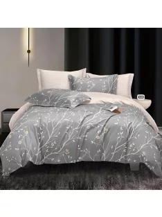   Двулицево спално бельо с ластик EmonaMall, 4 части - Модел S15273