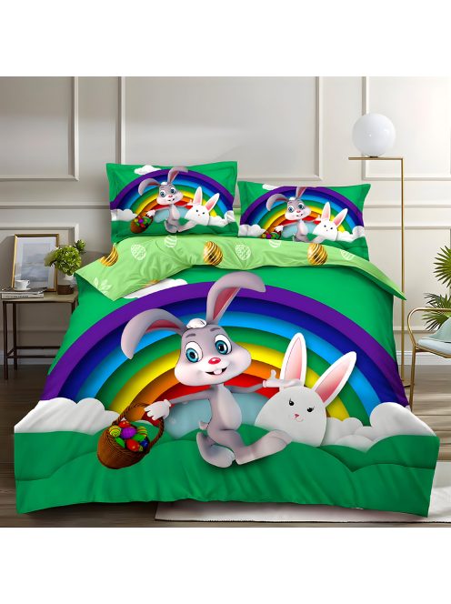 Великденско спално бельо (реално изображение) EmonaMall, 4 части - Модел S16132