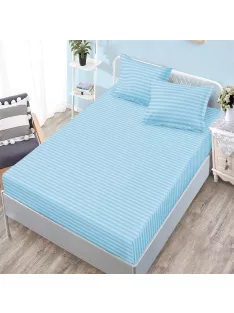   Едноцветен долен чаршаф с ластик и две калъфки (за матрак 160x200) EmonaMall, 3 части - Модел S18265