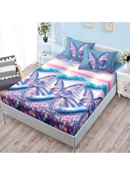 Долен чаршаф с ластик и две калъфки (за матрак от 160x200 до 180x200) EmonaMall, 3 части - Модел S19312
