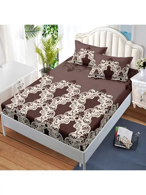 Долен чаршаф с ластик и две калъфки (за матрак от 160x200 до 180x200) EmonaMall, 3 части - Модел S19315