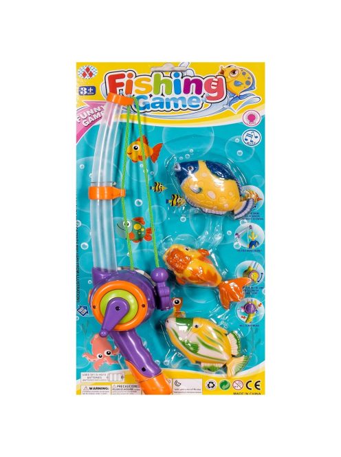Fényes és zenés gyermek halászkészlet