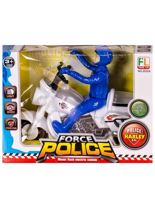 Gyermek rendőr motoros hang- és fényeffektusokkal-Gyermek rendőr motoros hang- és fényeffektusokkal