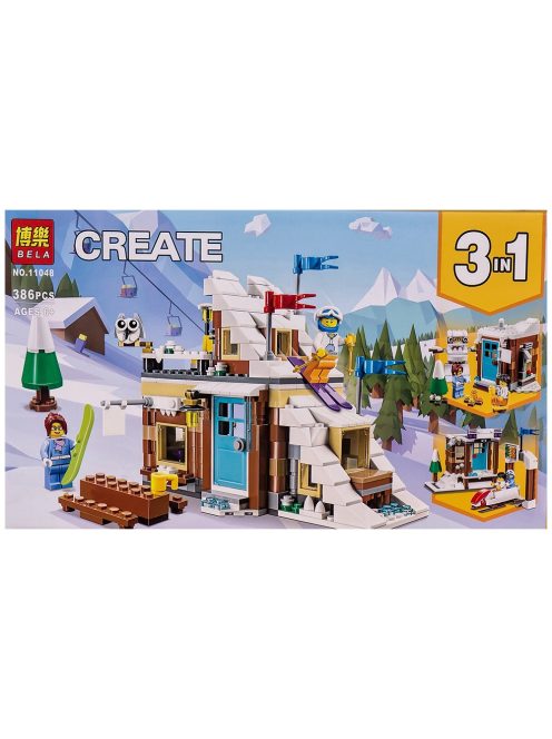 Детски конструктор зимна ваканция 3в1 (386 елемента) EmonaMall - Код W3253