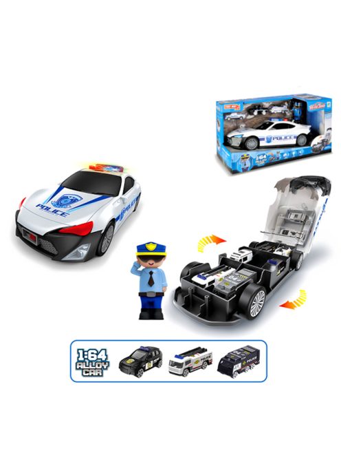 Rendőrségi parkoló autó hang- és fényeffektusokkal-Rendőrségi parkoló autó hang- és fényeffektusokkal