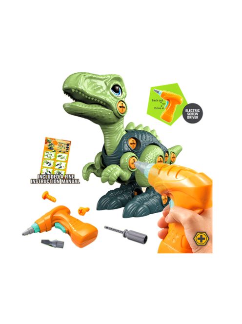 Gyermek dinoszaurusz-összeszerelő 3D csavarhúzóval-Gyermek dinoszaurusz-összeszerelő 3D csavarhúzóval-Gyermek dinoszaurusz-összeszerelő 3D csavarhúzóval