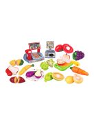 Детски комплект кошница с плодове и зеленчуци за рязане EmonaMall - Код W4886