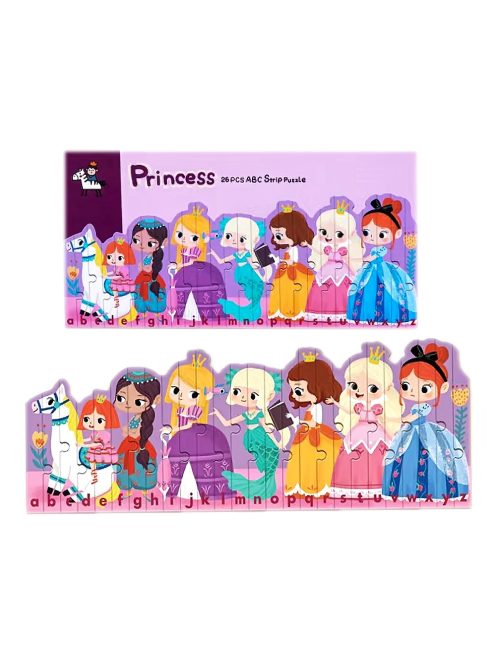 Детски дървен пъзел "Принцеси" (58см) EmonaMall - Код W5092