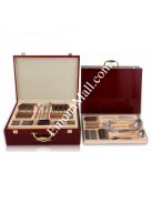 Комплект прибори за хранене и сервиране ZEPHYR ZP 1510 AG SW84 84 части, дървена кутия, неръждаема стомана - Код G8126