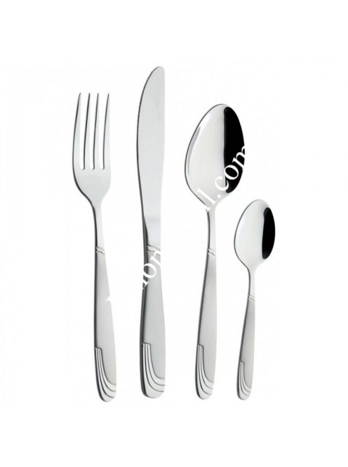 Комплект прибори за хранене и сервиране ZEPHYR ZP 1510 AG SW84 84 части, дървена кутия, неръждаема стомана - Код G8126